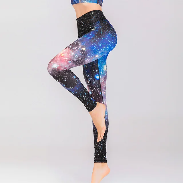 Женские штаны для йоги с цветочным принтом, высокая талия, быстросохнущие леггинсы для фитнеса, спортзала, бега, обтягивающие, дышащие, спортивный костюм, спортивная одежда - Цвет: 3