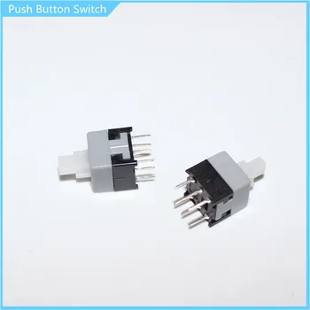 

200PCS 8.5X8.5mm 6Pin Push Button Switch 8.5*8.5MM 6P Micro Tactile Switch Self-locking Latching Toys Flashlight Switch