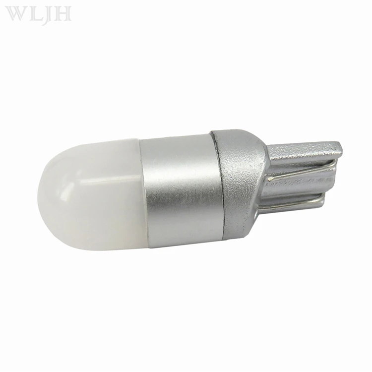 WLJH 10x T10 W5W светодиодный ламповый светильник 3030 SMD автомобильный купол для салона автомобиля парковочные огни номерного знака лампы без полярности универсальные