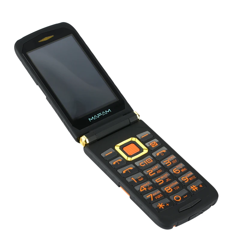 MAFAM Land Rover Flip Cell X9 Dual Screen Dual SIM One-key Call Answer Long Standby Touch Screen Rugged Senior Mobile Phone P008