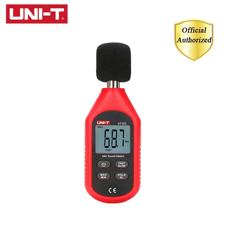 

UNI-T UT353 Mini Digital Sound Level db Meter Noise Measuring Instrument 30-130dB Audio Decibel Monitor Data Hold LCD Backlight