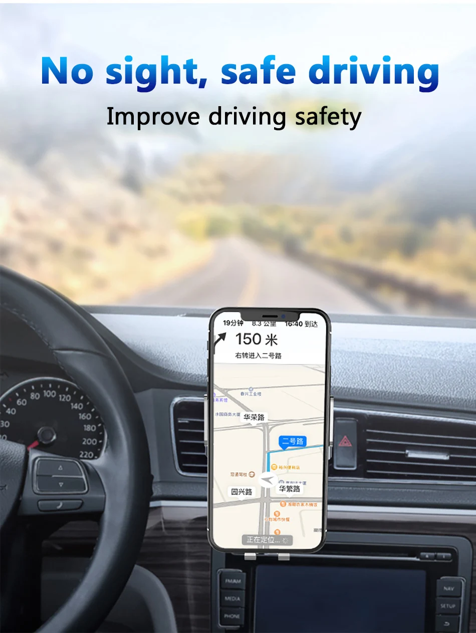 !ACCEZZ 2 in 1 510W Fast Car Wireless Charger For iPhone 8 X XS Xiaomi 7 8 Samsung S8 Phone Wireless Charging Auto Stand Holder (13)