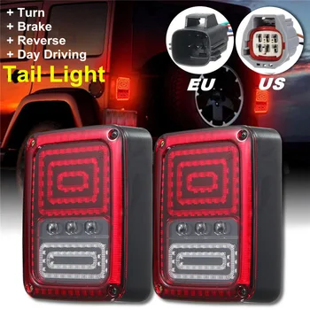 

2Pcs Car LED Rear Signal Reverse Tail Lights Brake Lamp for Jeep for Wrangler 07- 16 Tail led lamp