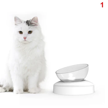 

Cats Bowl Adjustable Angle Neck-friendly Water Drinking Feeder Bowl for Dog can CSV
