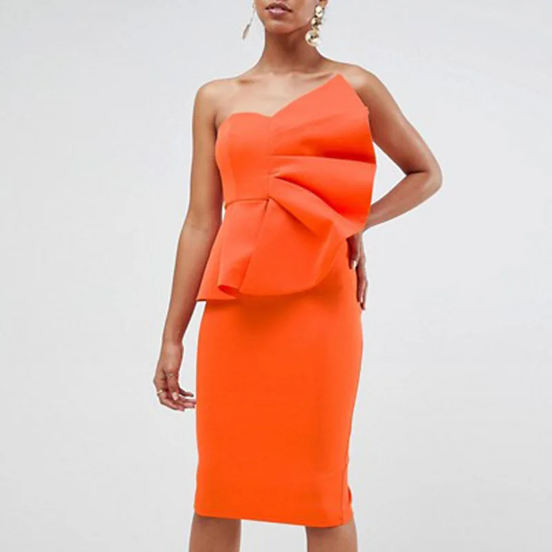orange party outfits