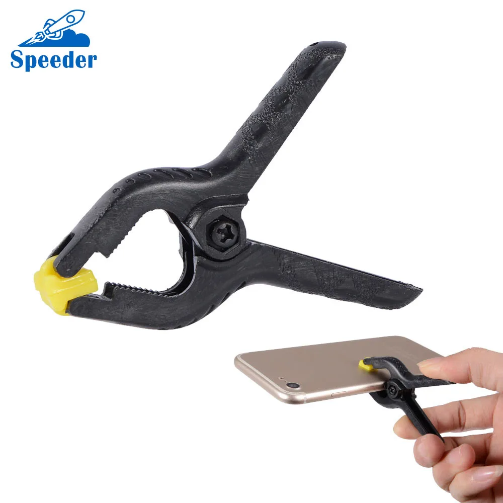 

2PCS 2inch Plastic Clip Fixture Fastening Clamp for Mobile Phone Tablet Glued LCD Screen Repair Tools