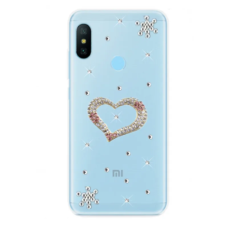 

For Xiaomi Mi 8 se A2 lite A1 case butterfly love Patterned clear case Redmi 5 Plus 6A 5a Redmi 6 4X 4 Note 6 5 pro phone cover