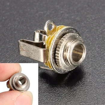

3.5mm Stereo Jack Plate Connector Socket Chassis Panel Socket Phono/Audio/earphone/Headset Standard DC Plug with Mounting Screws