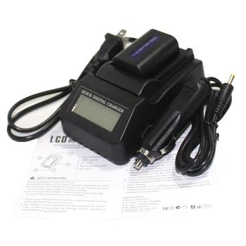 

1Pcs NP-F550 NP-F330 NP-F530 NP-F570 NP-F730 NP-F750 Camera Battery + LCD Fast Charger for Sony CCD-SC55 CCD-TRV81 MVC-FD81