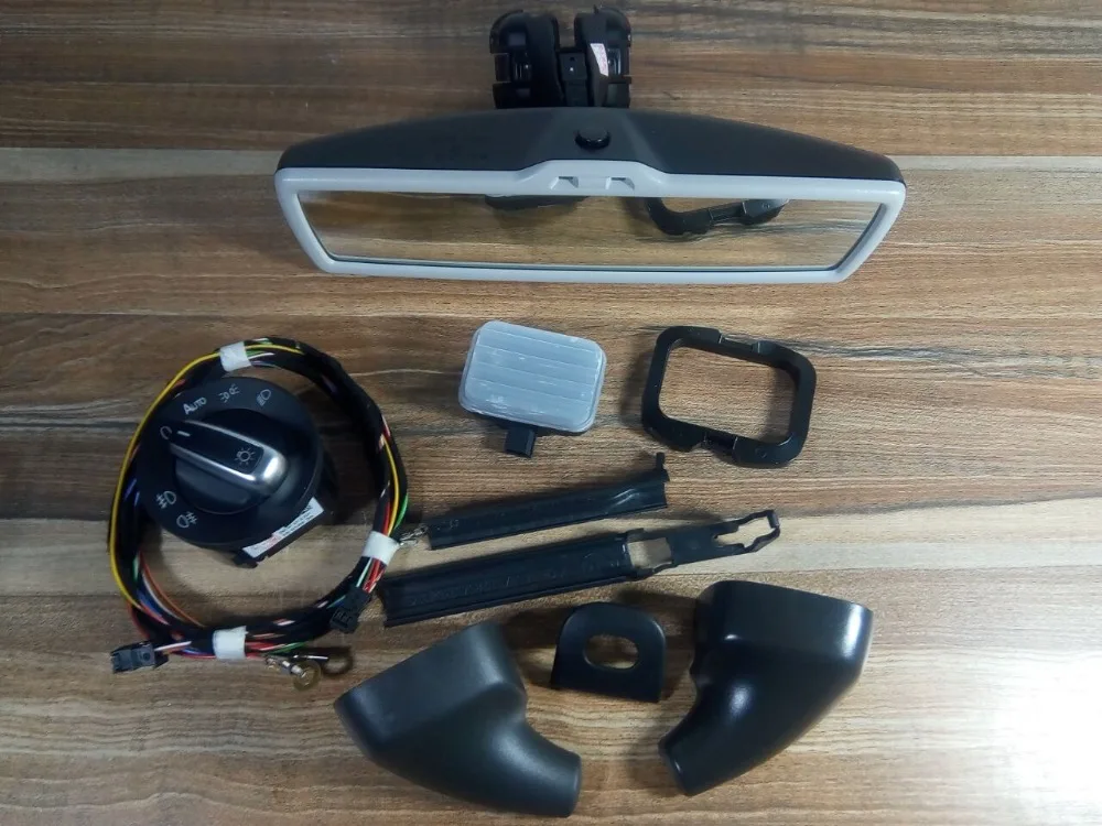 Auto headlight switch Rain Light Wiper Sensor Dimming Rear View Mirror