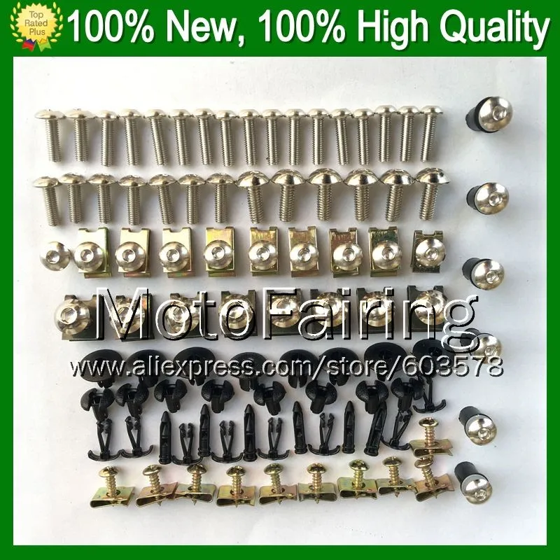 

Fairing bolts full screw kit For SUZUKI GSXR1300 Hayabusa 96-07 GSXR 1300 GSX R1300 1300 03 04 05 06 07 2F109 Nuts bolt screws