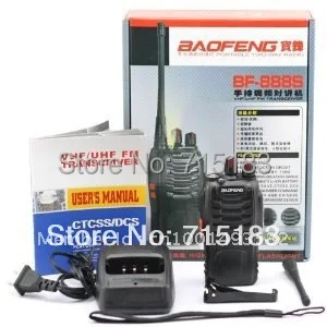 2pcs/Lot Baofeng BF-888S UHF 400-470MHz Mini Portable Two-way radio Transceiver BF 888S Walkie-Talkie for ham hotel | Мобильные