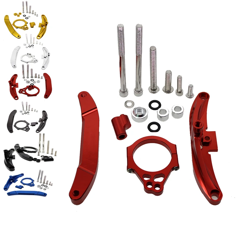 

For YAHAMA FZ1 FAZER 2006-2015 07 08 09 10 11 12 13 Steering Damper Stabilizer Bracket Mounting Support Kits