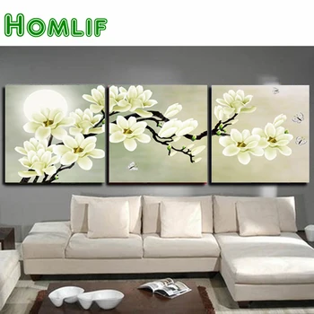 

3 pcs,Full,Diamond Embroidery flower,5D,Diamond Painting Cross Stitch,Diamond picture Mosaic Needlework,Crafts,Christmas,Gift,