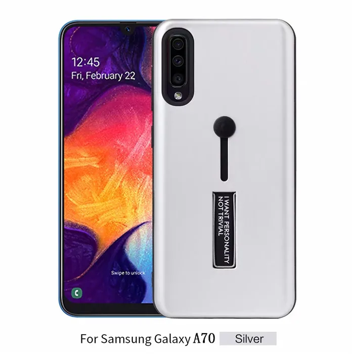 Для samsung Galaxy A50 A60 A70 A80 A90 чехол армированный чехол с подставкой для A10 A20 A20E A30 A40 с подставкой-держателем в виде кольца на заднюю панель