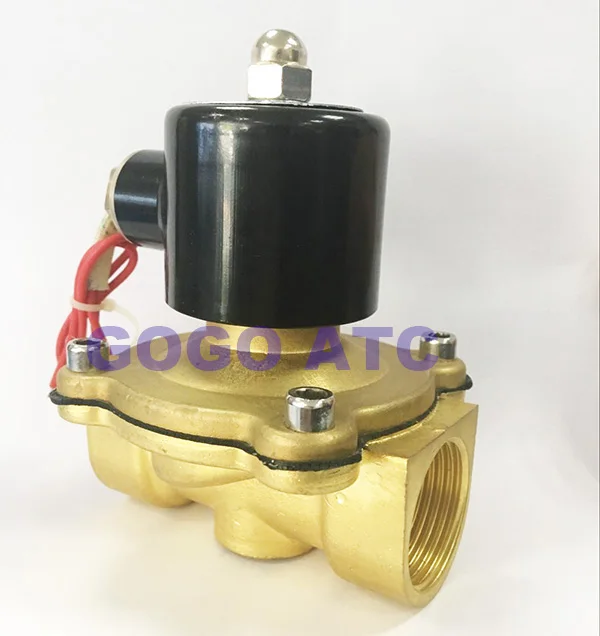 Fevas Copper Coil 2 Way Valves 11/2 Water Air Fuel Solenoid Valve N/C Model 2W400-40 Fevas Copper Coil 2 Way Valves 11/2 Water Air Fuel Solenoid Valve N/C Model 2W400-40
