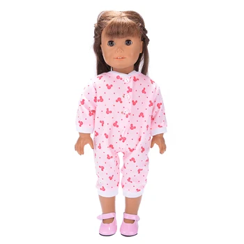 

Lovely conjoined Doll Clothes Wear fit 18 inch American Doll Children best Birthday Gift N520