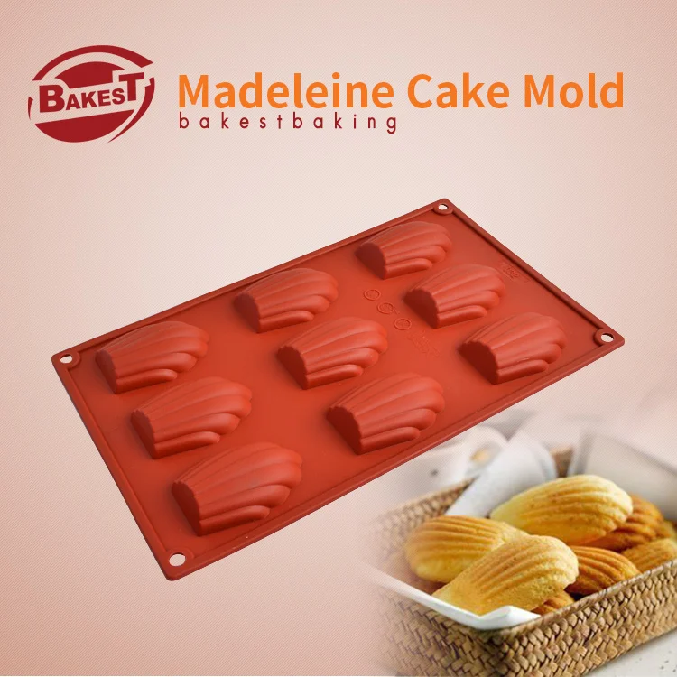 BAKEST Silicone Madeleine Cake Baking Mold Fondant Pastry Toolsin Cake