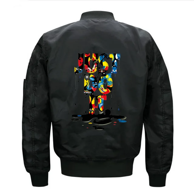 Just Do It funny Jackets Spring autumn Coat jackets men Casual Brand