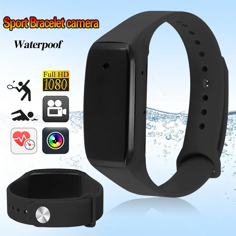 

Black Convenient Sport Smart Bracelet Wrist Watch samll Camera AVI Voice Recorder Camcorder Excellent Workmanship