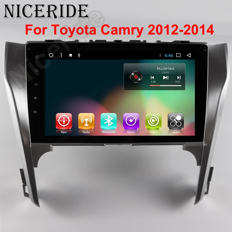 Android 7 1 автомобильный Dvd GPS мультимедийный плеер для Toyota Camry 2012 НАВИГАЦИЯ 2 Din Raido