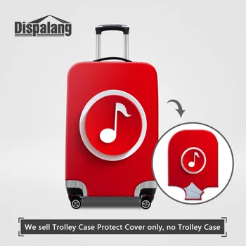 

Dispalang Music Icon Prints Waterproof Trolley Suitcase Cover Case On Suitcase For Travel Luggage Protective Cover Baggage Cover