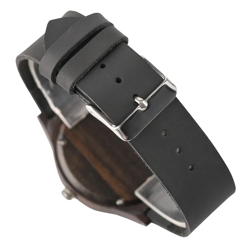 Casual Men Women Wooden Watch Novel Vortex Non-pointer Sport Bamboo Wristwatch Geek Concept Young People Wood Clock Cool Gifts (6)
