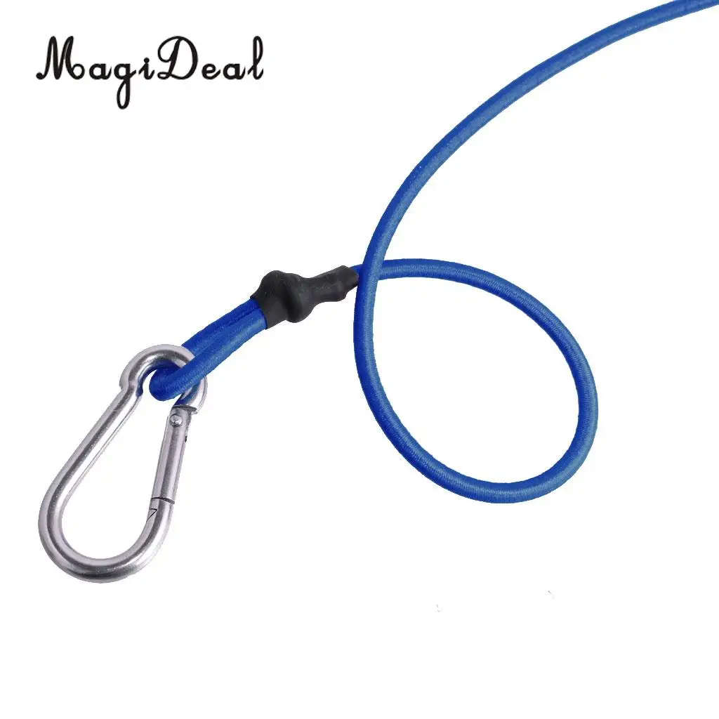 Elastic Kayak Canoe Safety Leash Fishing Rod Lanyard Paddle Leash for Kayaking Canoeing Rafting Inflatable Boat Accessories