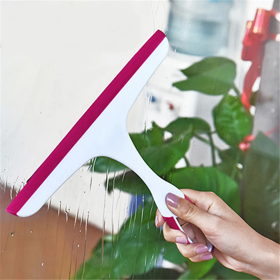 

Soft Plastic Scraping For Clean The Window Glass Blowing Glass Cleaner Wiper Decontamination Bathroom Floor Tiles Cleaning Brush