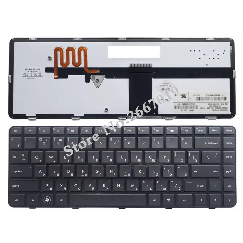 

RU Черная Новинка для HP DM4-1020 1021 1022TX 1001TU 1116 1117 1118