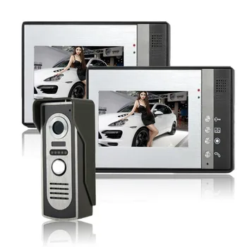 

Camera Intercom 7 inch TFT Color Video Door Phone Doorbell System Kit IR Camera Monitor Home Security