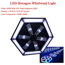 Good Quality DJ Equipment 200W LED Hexagon Whirlwind Light For Stage Effec Atmosphere Of Disco DJ Music Party Club Dance Floor Good Quality DJ Equipment 200W LED Hexagon Whirlwind Light For Stage Effec Atmosphere Of Disco DJ Music Party Club Dance Floor