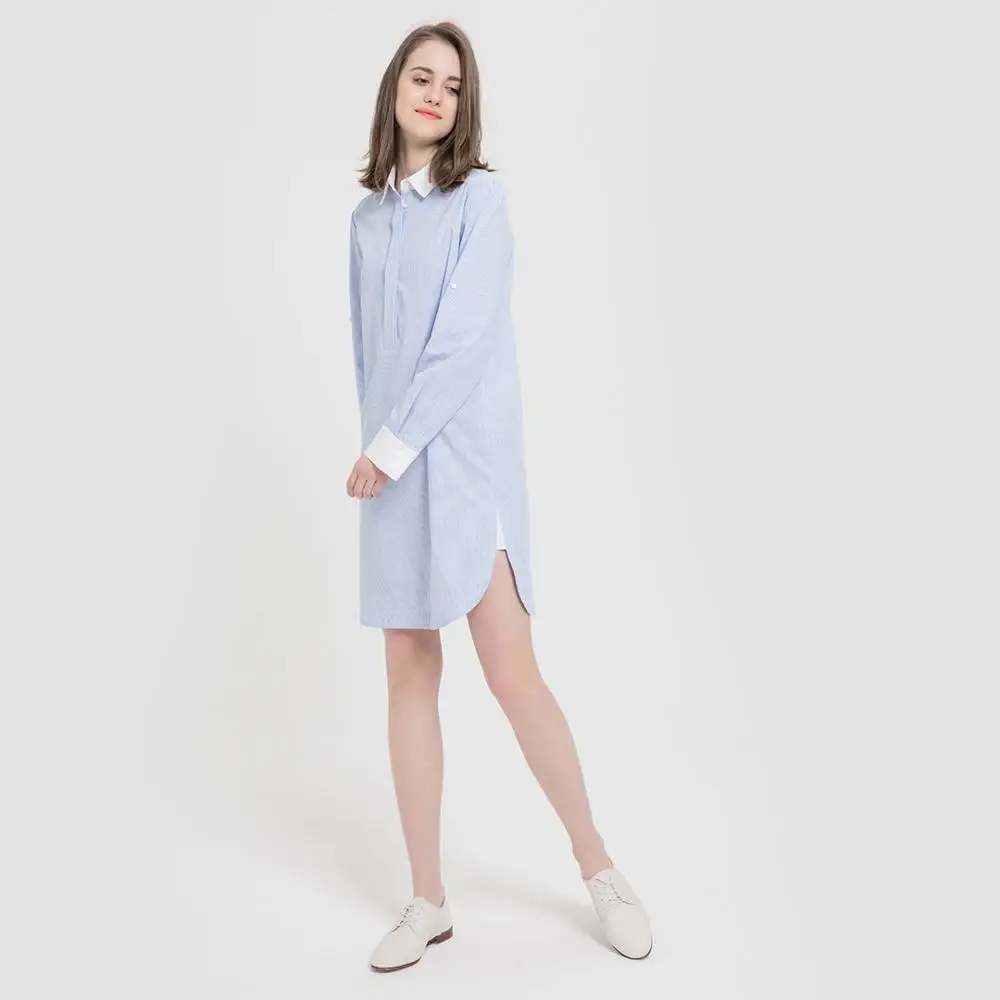  Xiaomi 10:07 woman cotton floral striped Comfortable Elegant girl Embroidery female Summer for Skir