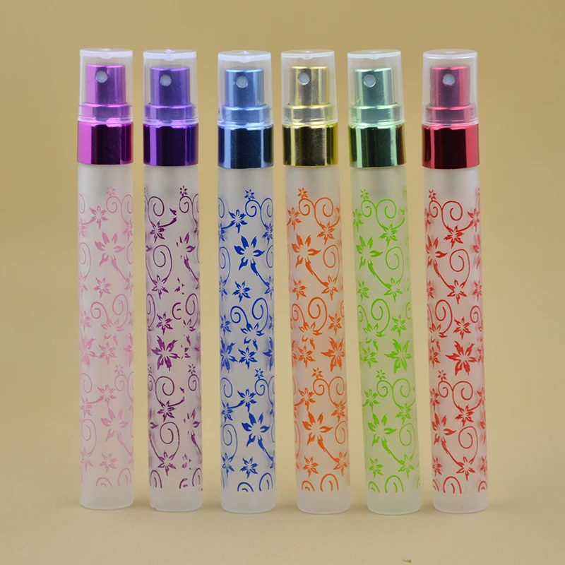 Wholesale 6 Color Mixed 102pcs 10 ml Mini Small Empty Glass Perfume