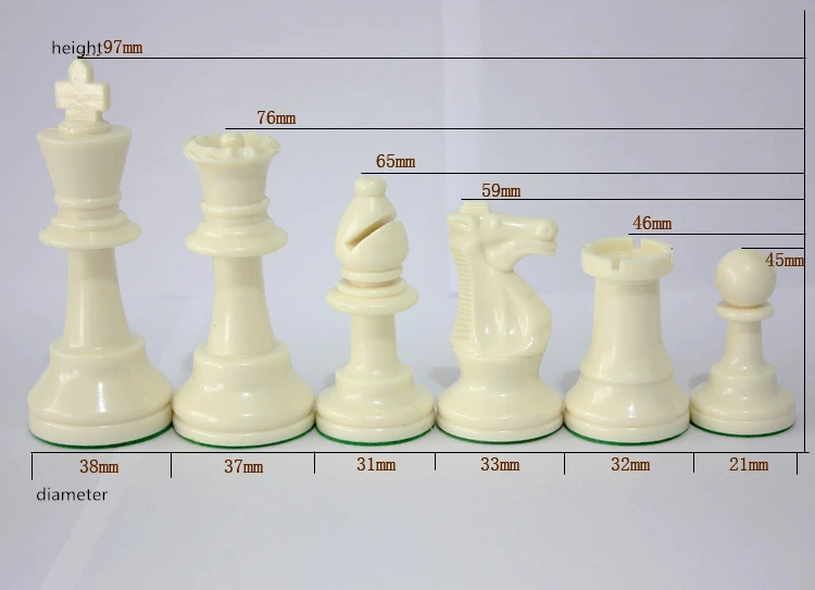 Международный стандарт шахматный Игровой Набор для соревнований король 97 мм(3,82 дюйма) большой набор пластиковых шахмат с шахматной доской 4 задние игры Yernea