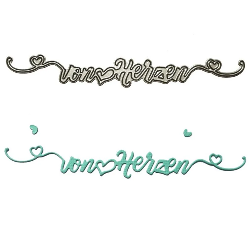 

DiyArts Dies Letters 1 Pcs/lot Metal Cutting Dies Scrapbooking for Card Making DIY Embossing Cuts New Craft Template