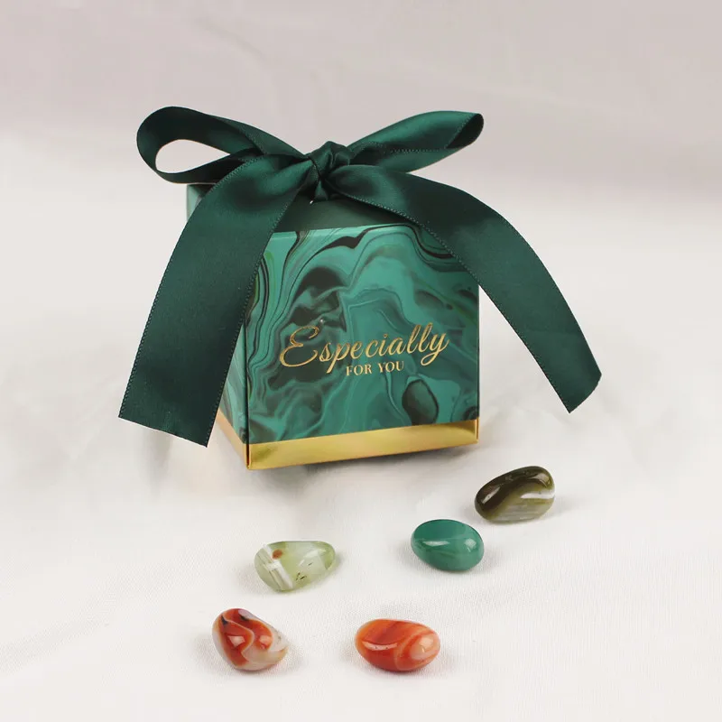 

European Hot Stamping Folding Box Ink Theme Wedding Candy Box Wedding Favors Gift Sweet Birthday Bag Event Party Supplies