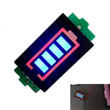 2S 2 Series Lithium Battery Capacity Indicator Module 8.4V Blue Display Electric Vehicle Battery Power Tester Li-po Li-ion