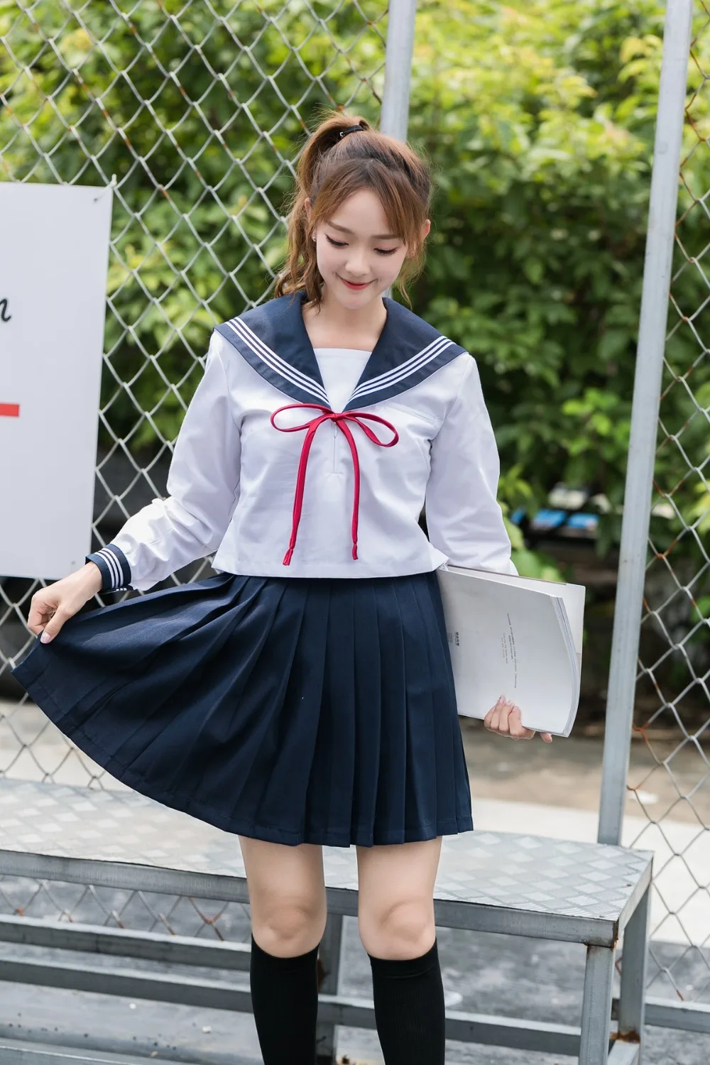 Новое поступление японский JK наборы для ухода за кожей школьная форма обувь девочек Сакура Embroideried осень средней школы для женщин Новы