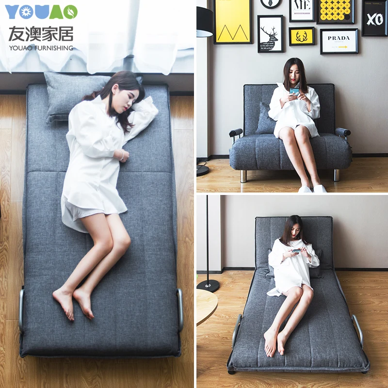 

58cm Folding Floor Sofa Bed Single Person Office Adult Nap Simple Sleeper Sofa Bed Modern Couch Chair Bed For Living Room