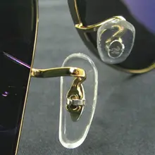 5 пар силиконовых очков Авиатор очки солнцезащитные очки носоупоры для RB Clip-o