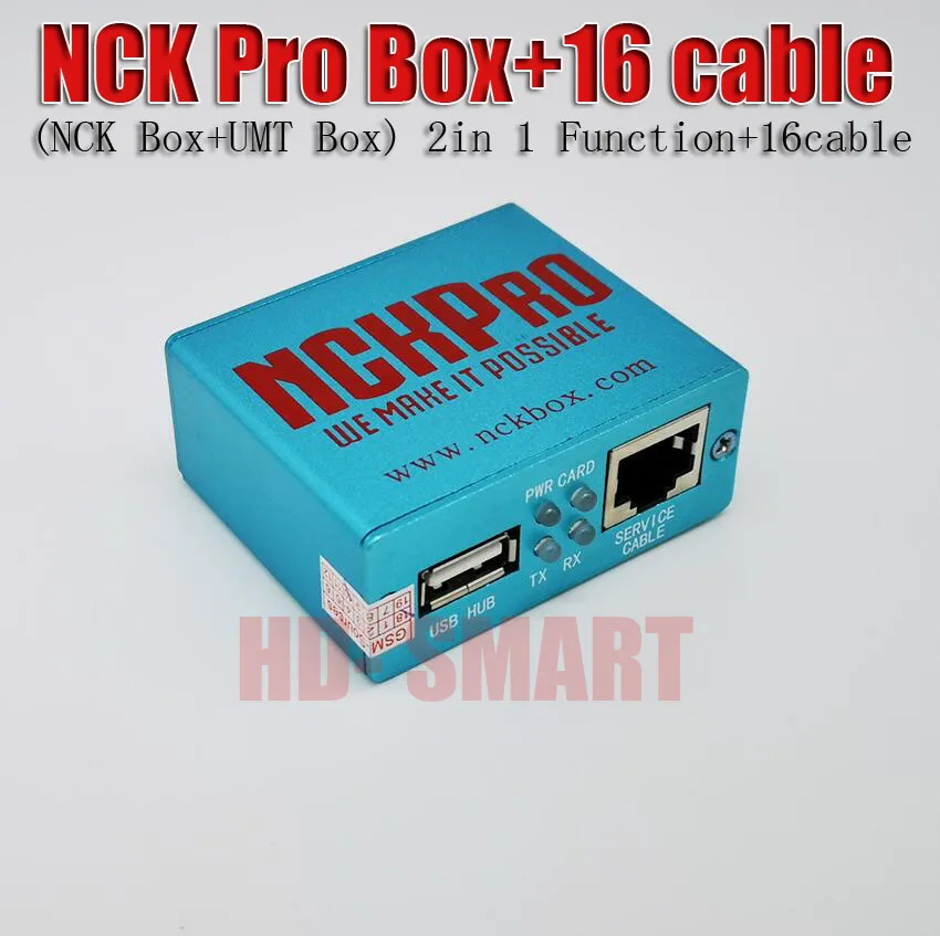 Новейший NCK Pro box NCK Pro 2 box(поддержка NCK+ UMT 2 в 1) для huawei+ 16 кабелей