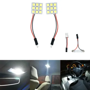 

COB 12 SMD 15SMD Auto Interior trim Festoon BA9S DC T10 W5W dome light Recessed LED Panel Light Bulb Car Signal Lamp Accessories