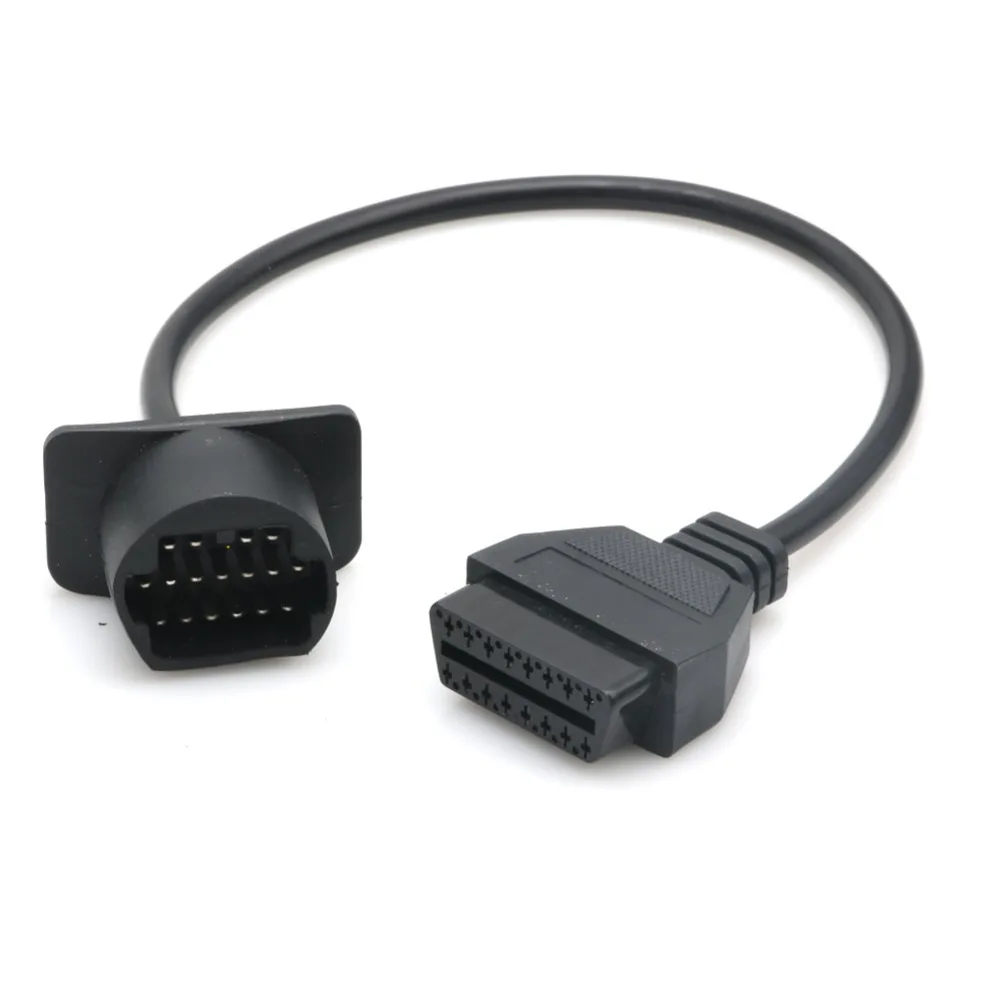 Cable OBDII OBD2 Diagnostic 17 Pin to 16 Adapter Connector For Mazda |