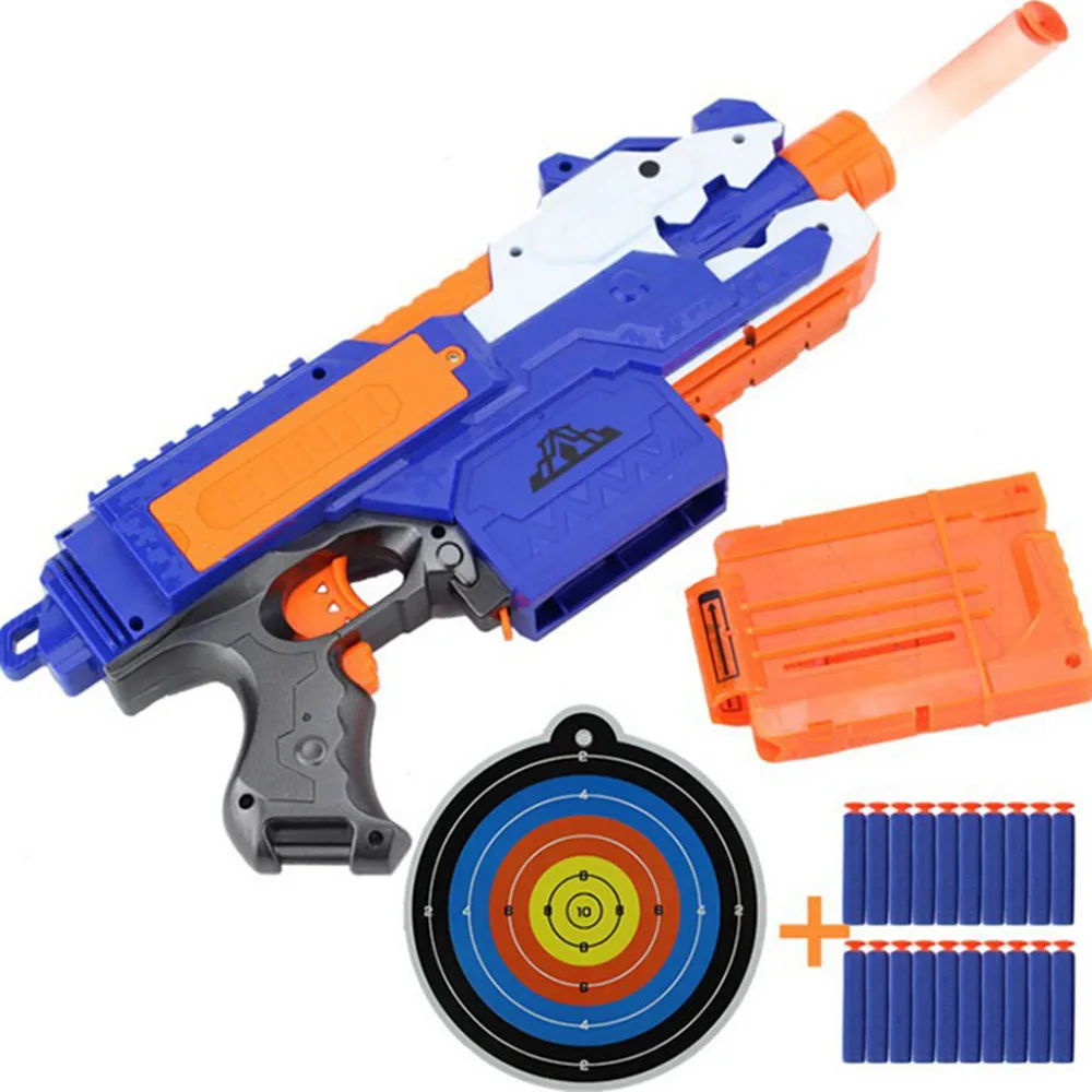 Electrical Soft Bullet Toy Gun Pistol Sniper Rifle Plastic Gun Arme Arma Toy For Children Gift Perfect Suitable for Nerf Toy Gun