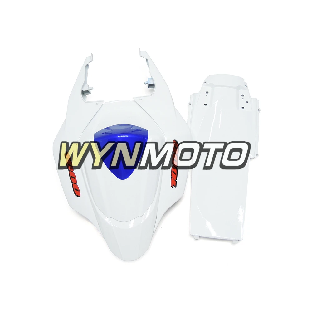 Полный плоский белого и синего цвета черный newfairings комплект для Suzuki GSXR1000 K7 год 2007 2008 ABS пластиковые детали для мотоцикла рамы кузова