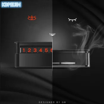 

Upscale Drawer style Car Temporary Parking Card Aromatherapy 2 and 1 for Peugeot 307 308 207 3008 2008 407 508 206 accessories