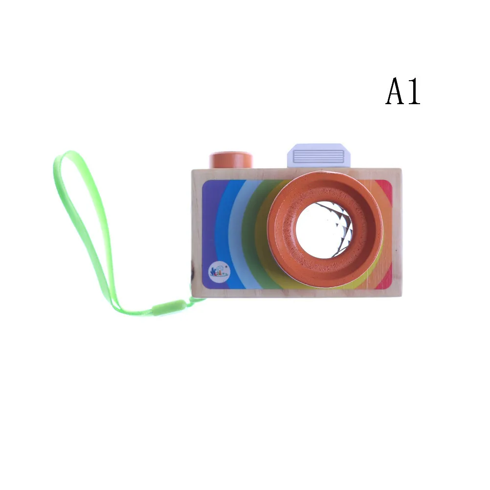 Милая подвесная пластиковая деревянная камера в скандинавском стиле, игрушки для детей, декор комнаты, предметы интерьера, подарки на день рождения, деревянная детская игрушка - Цвет: as pic