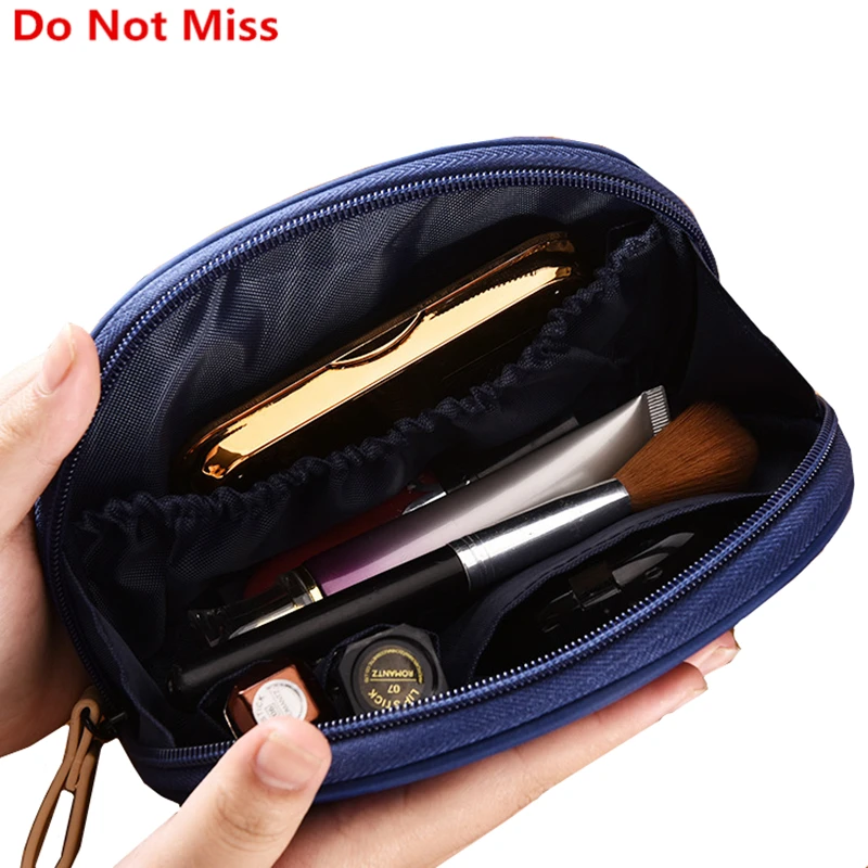 

Do Not Miss New women small makeup bag Fashion high quality travel Portable cosmetic organizer make up bag 2017 Toiletry Cases