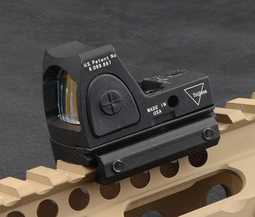 

hunting shooting trijicon rmr style 1X22 Red Dot Sight scope for 20mm picatinny rail mount base M9897